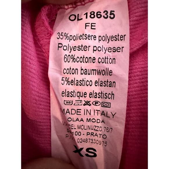 Venti6 – Shine Like a Star Italian Moto Jacket – Fuchsia – XS - Picture 4 of 6